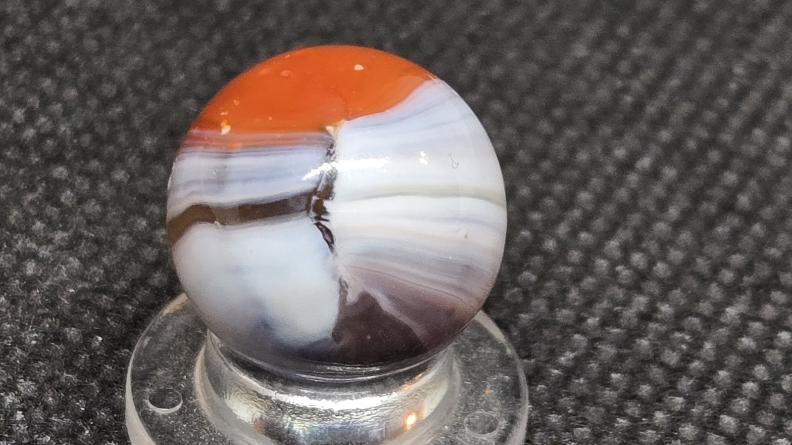 Vintage Vitro Agate Exotic Conqueror Patch Marble 39/64