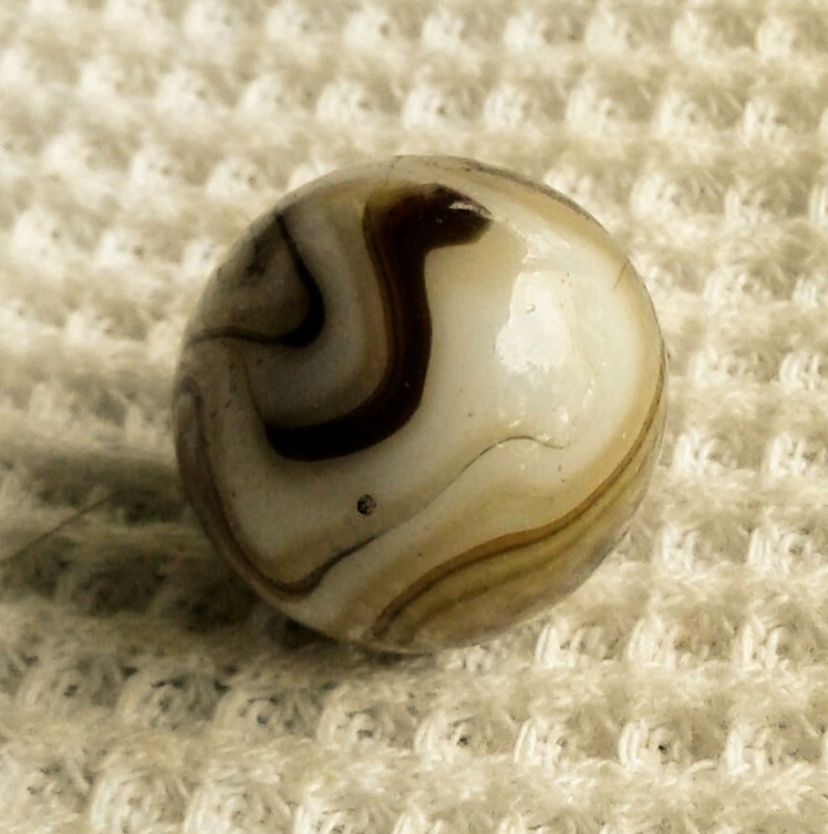 11/16″ Alley agate Drizzle Swirl Marble In Beautiful Mint Condition Check…