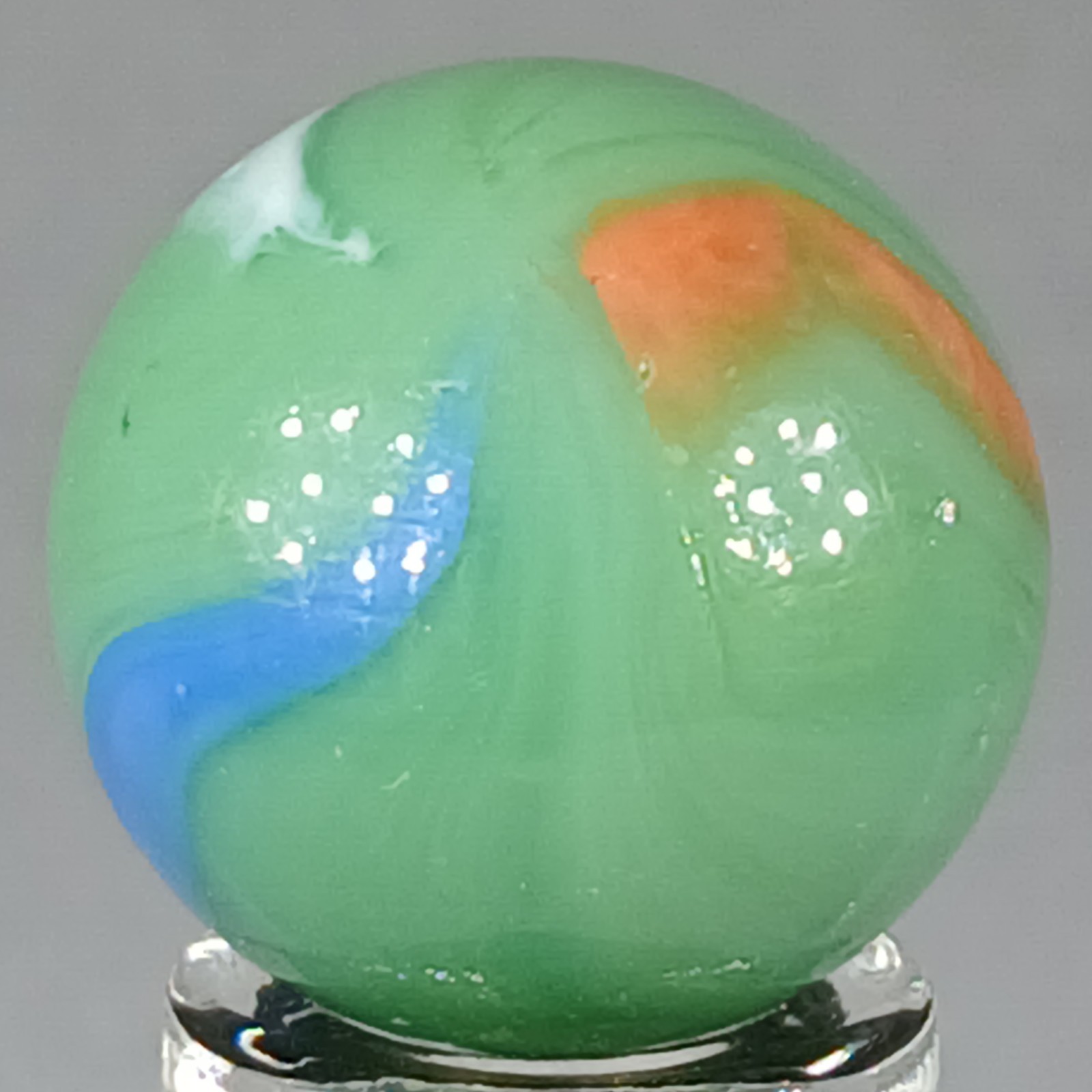 Vintage Imported Patch And Ribbon Marble .61 Inches Near-Mint Condition