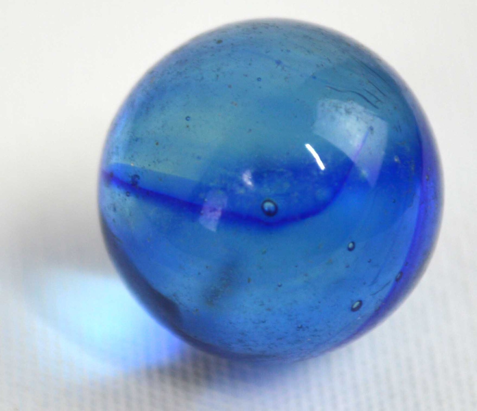 Vintage Marble Lot 80 Shades of Blue Unique Collection 13mm-18mm