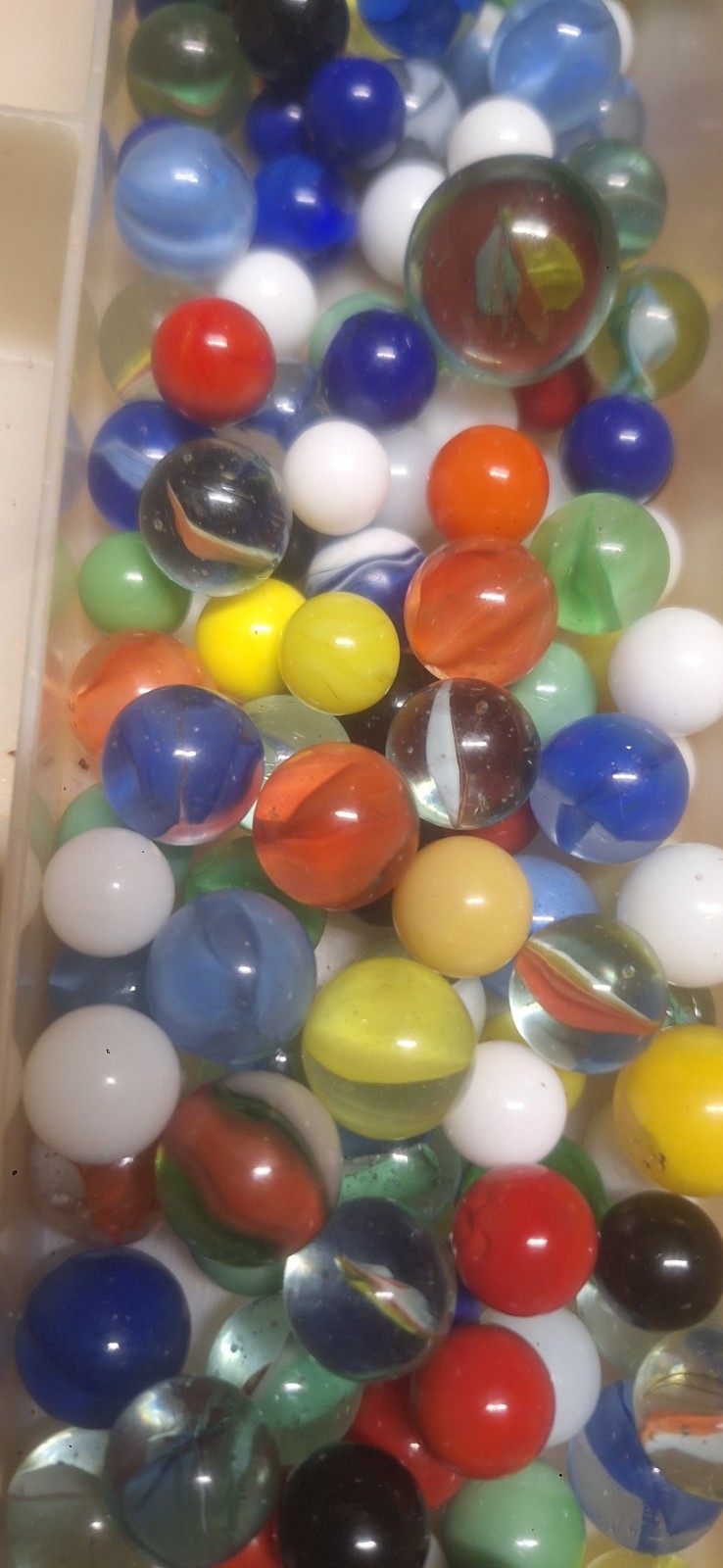Mixed Lot Of 150+ Marbles