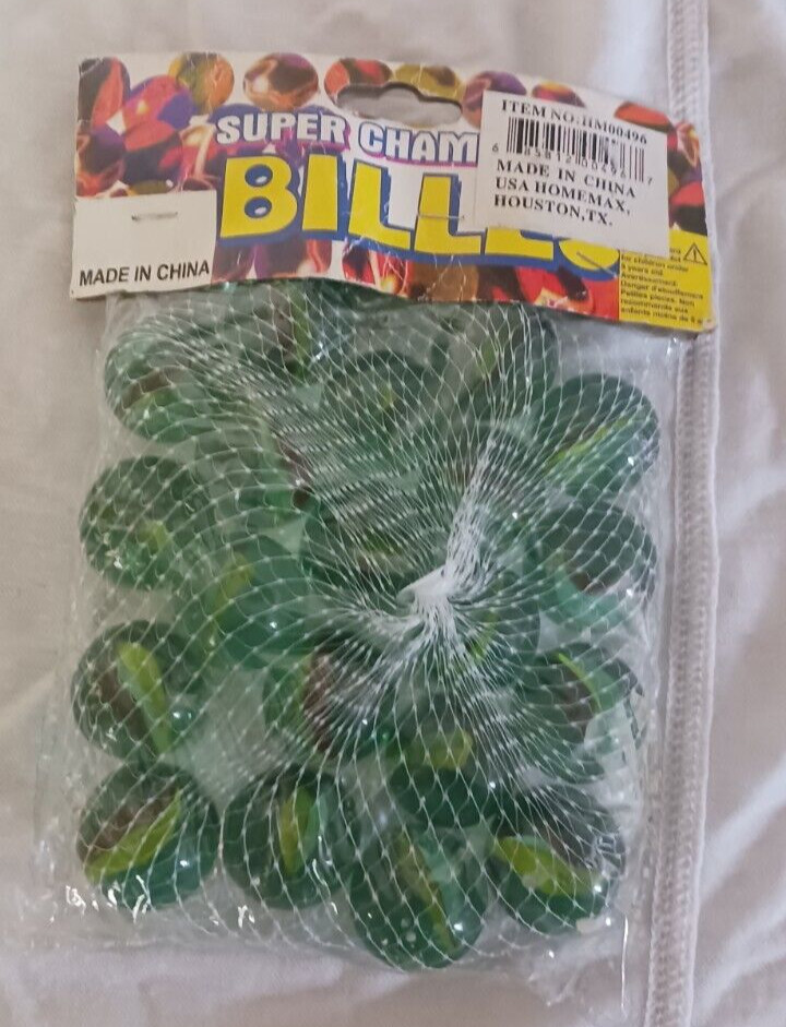 new super champion Marbel Collection Champion Marbles large 20 pcs bag