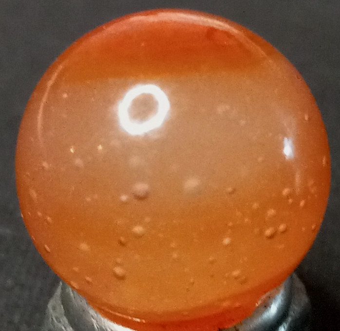 Vintage Akro Moss Agate Marble .62” Mint Condition 126150