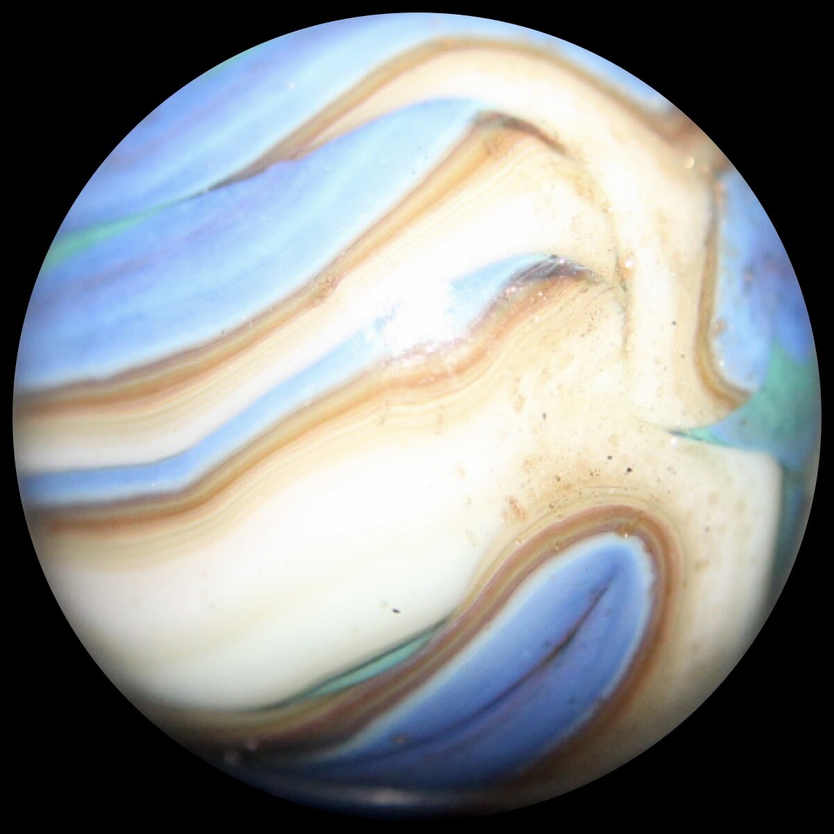 JABO Pastel Marble: Gold Lutz & Flames Shooter