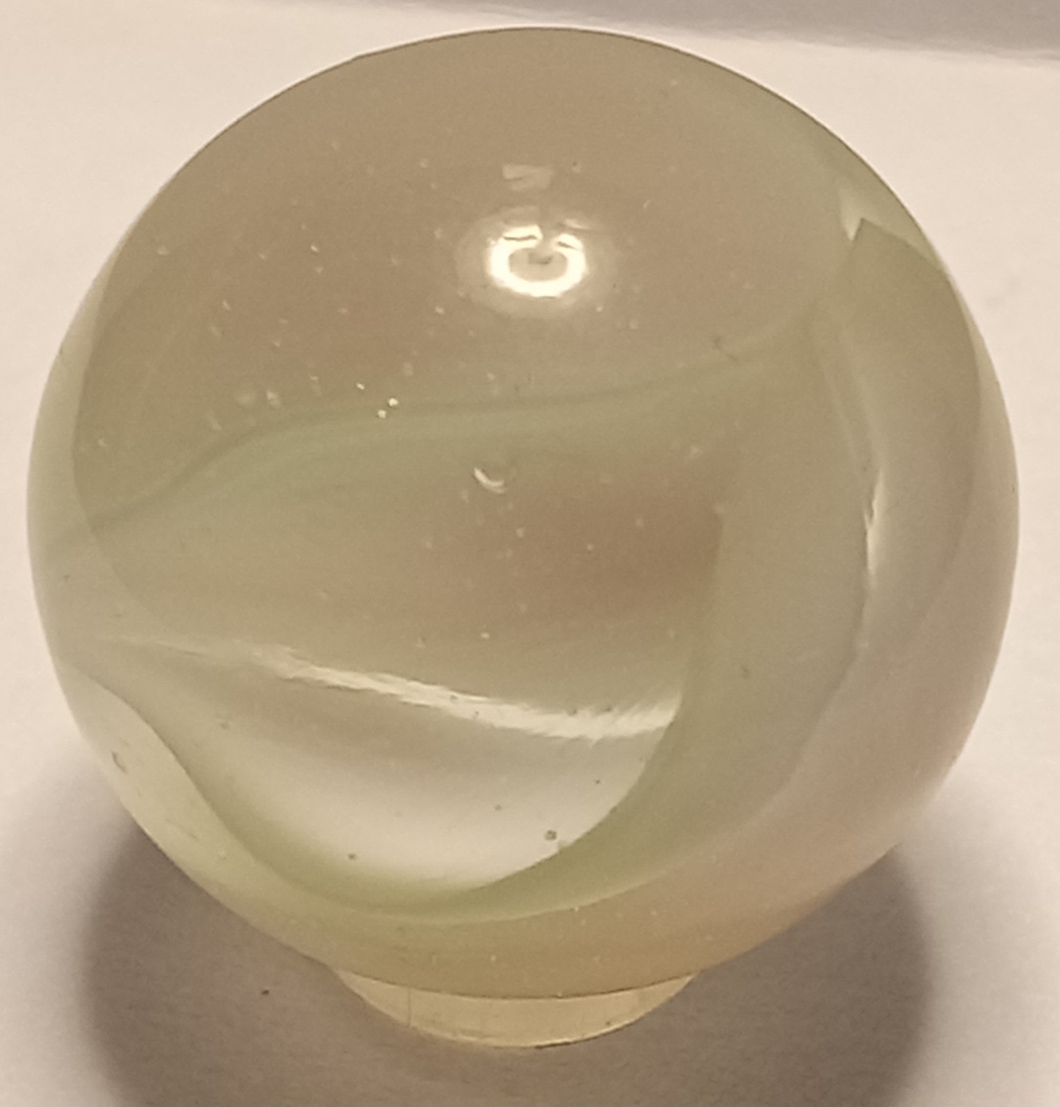 ⭐ Vitro Hybrid Cats Eye Marble Tri-Color .65 Pastel SNAPDRAGON Vintage NM+