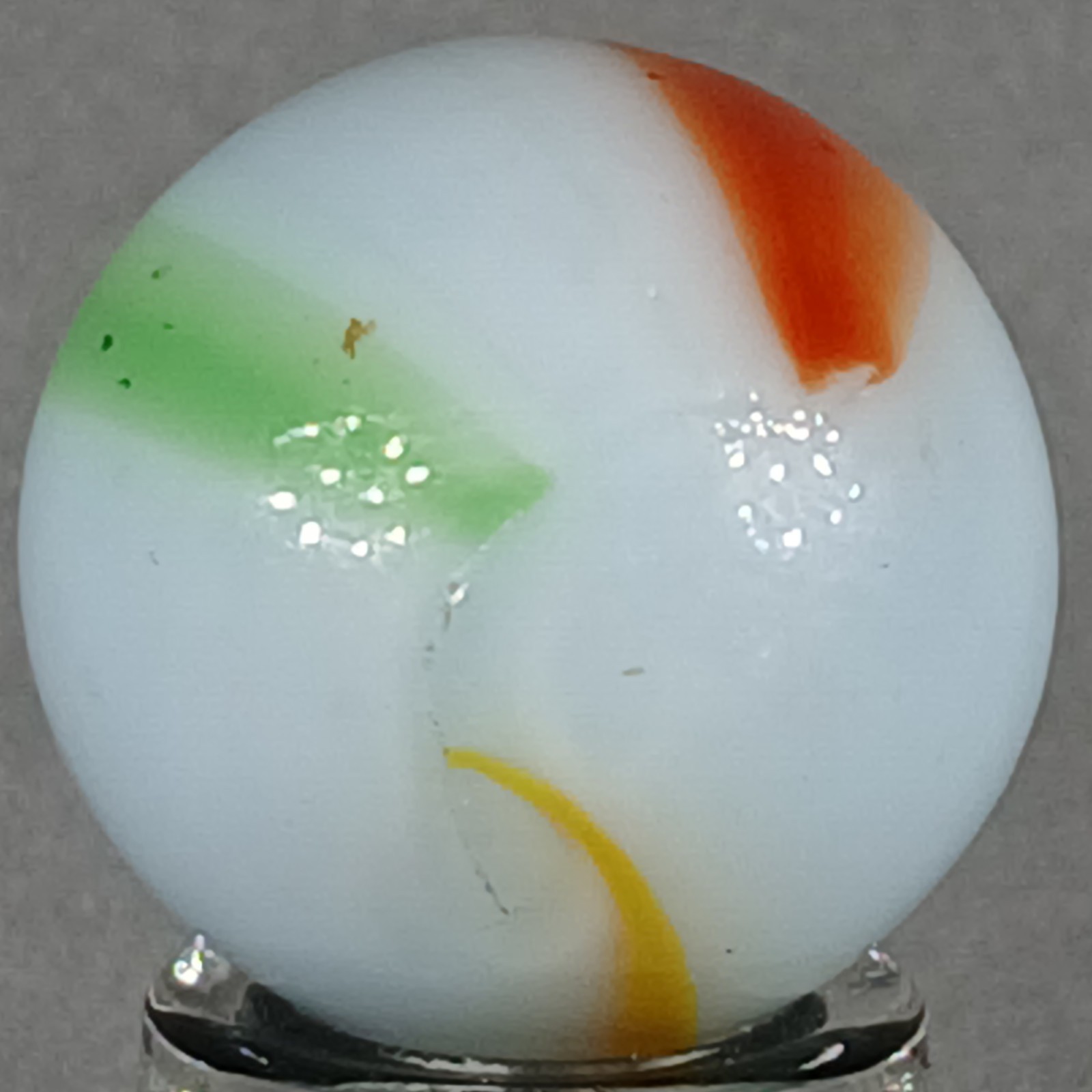 Vintage Imported Patch And Ribbon Marble .61 Inches Near-Mint Condition