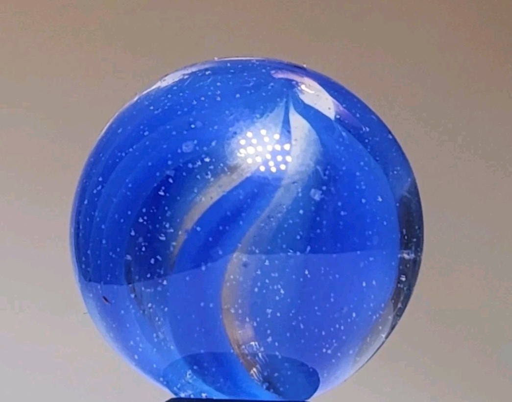 C.E. BOGARD ‘Caged Cats Eye’ .62″ Vintage Marble