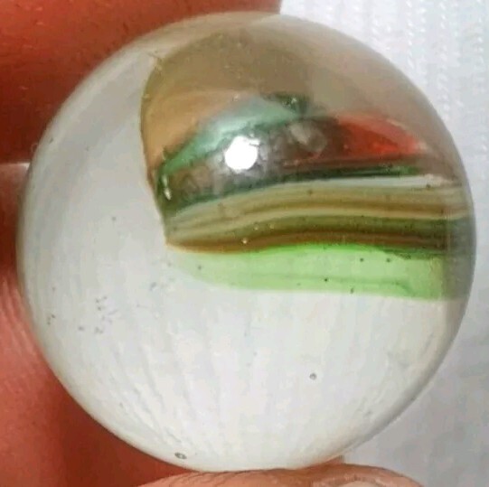 3/4″ Killer European Sparkler Bombarded Aventurine 1950/1960 Vintage Marbles MM