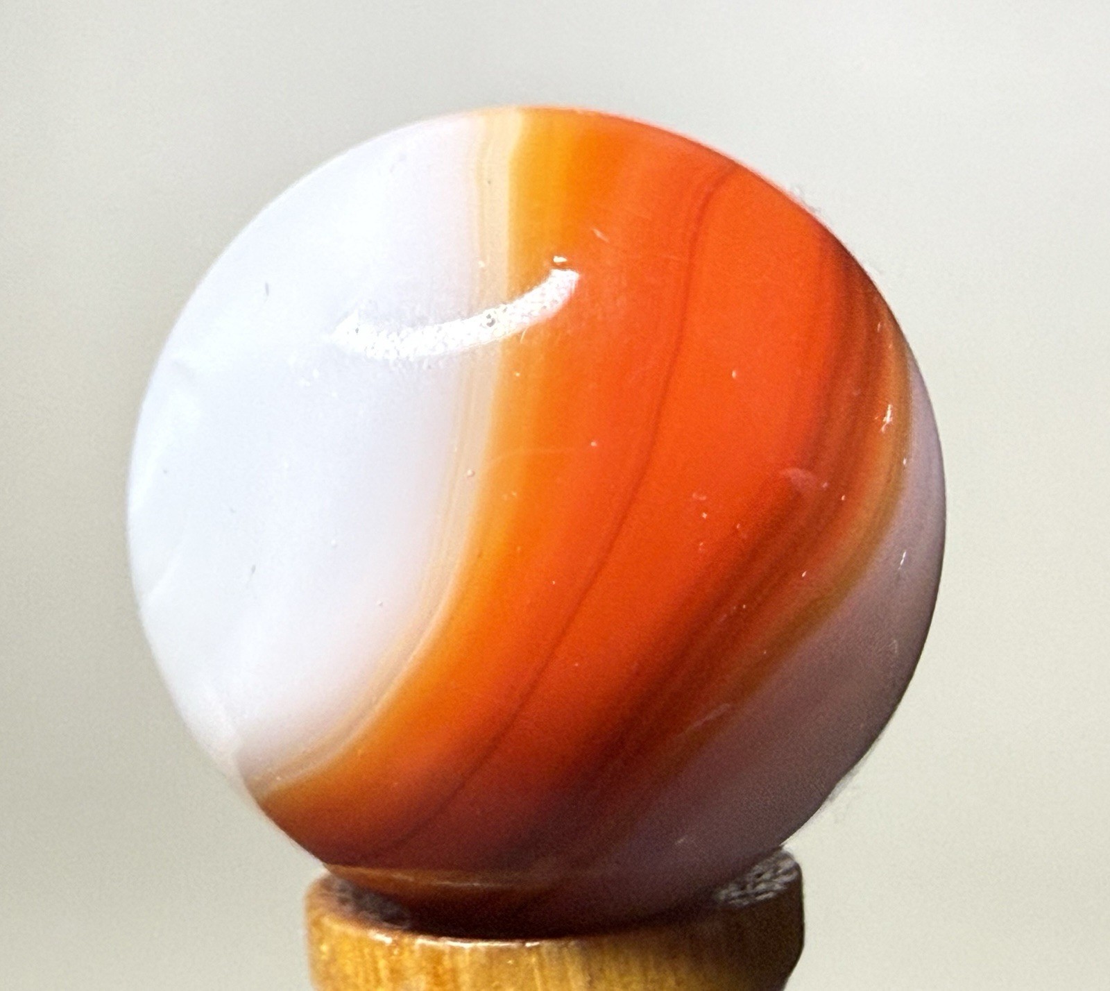 Akro Agate Multi Colored Corkscrew Shooter Marble .75” NM(+)