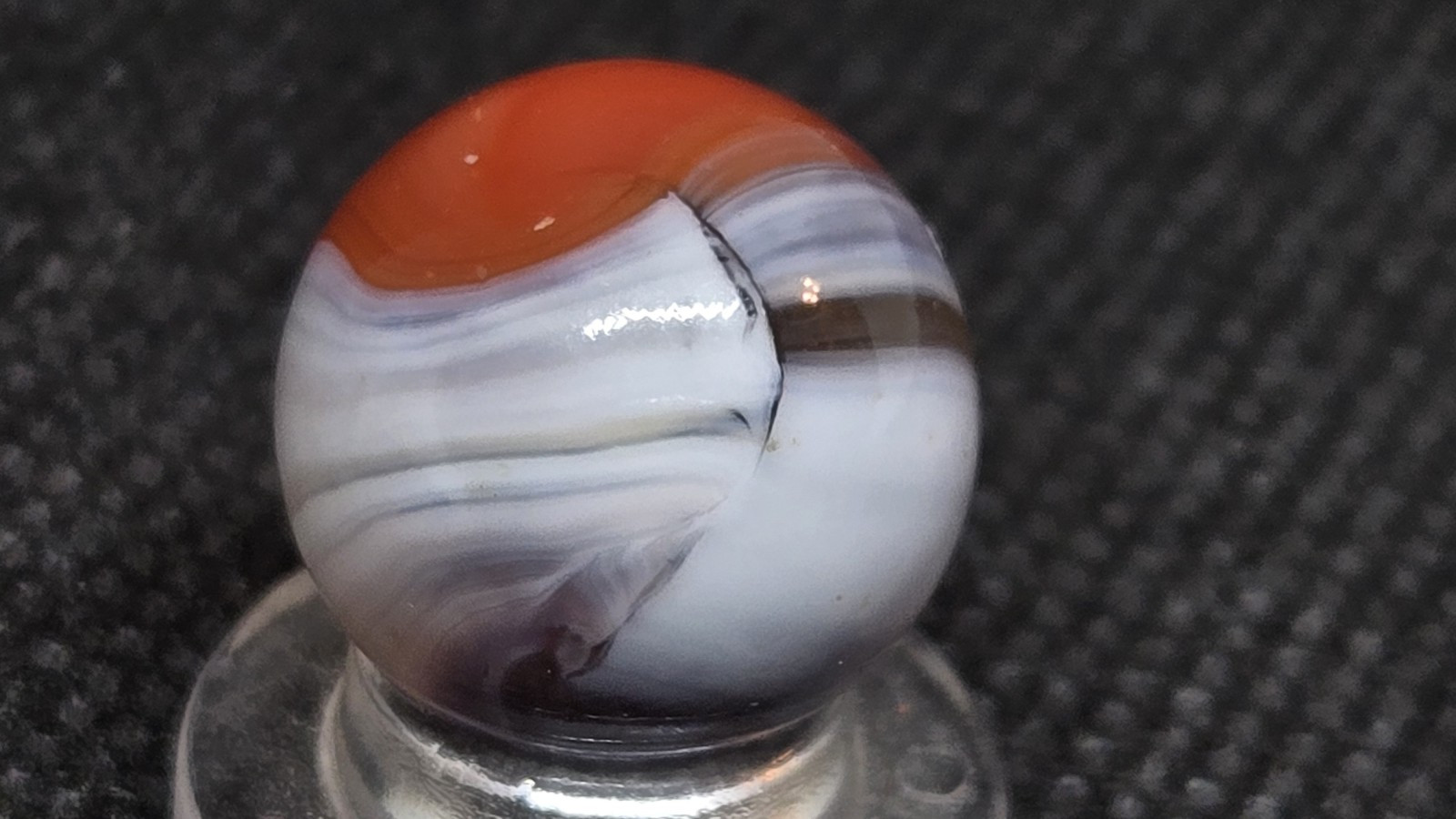 Vintage Vitro Agate Exotic Conqueror Patch Marble 39/64