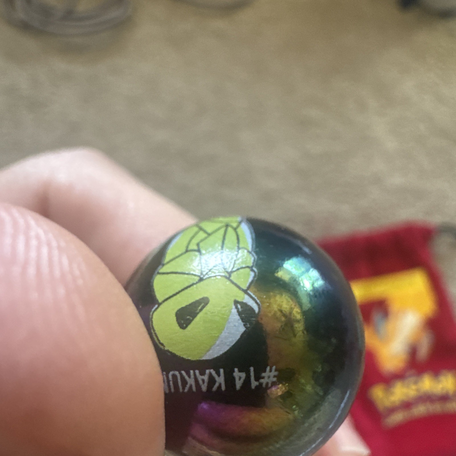 Pokémon Marble – #14 – KAKUNA – 2000s Holo Effect Rare