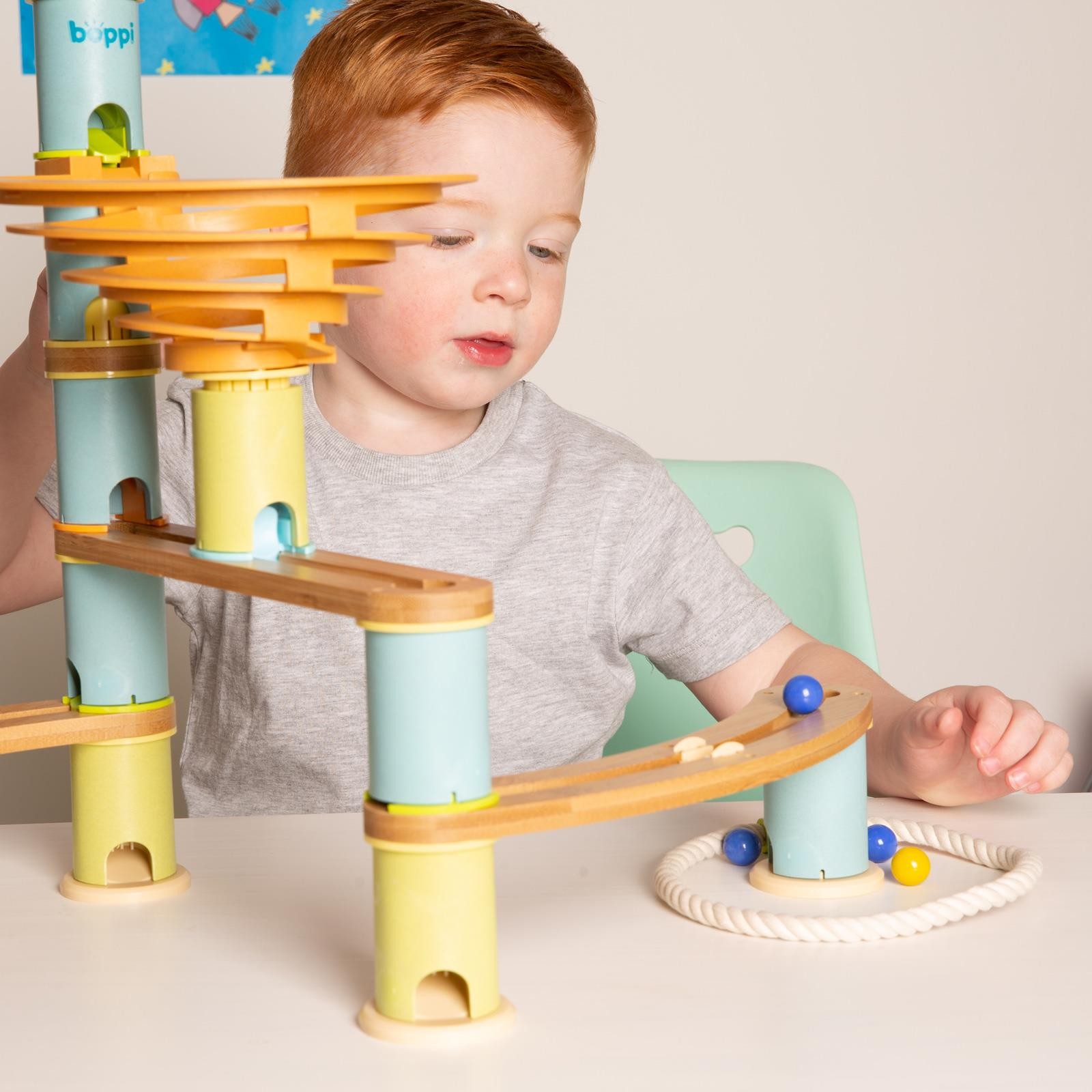 Turn Track Marble Run Accessory Pack Expansion Extension Kids STEM Construction