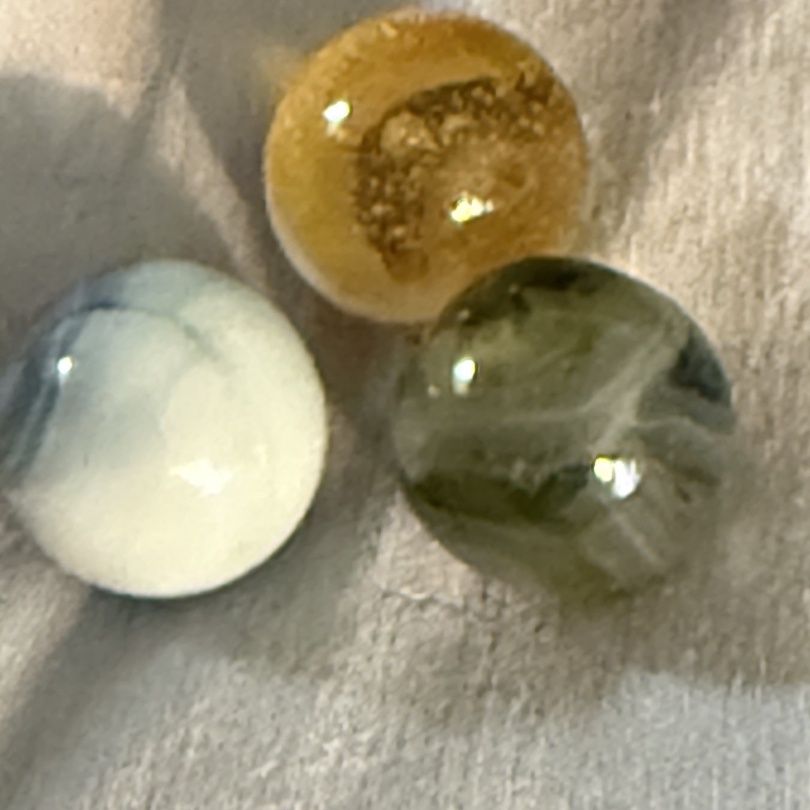 Interior swirl marble lot 3 Transparent Yellow Transparent Grey Translucent Blue