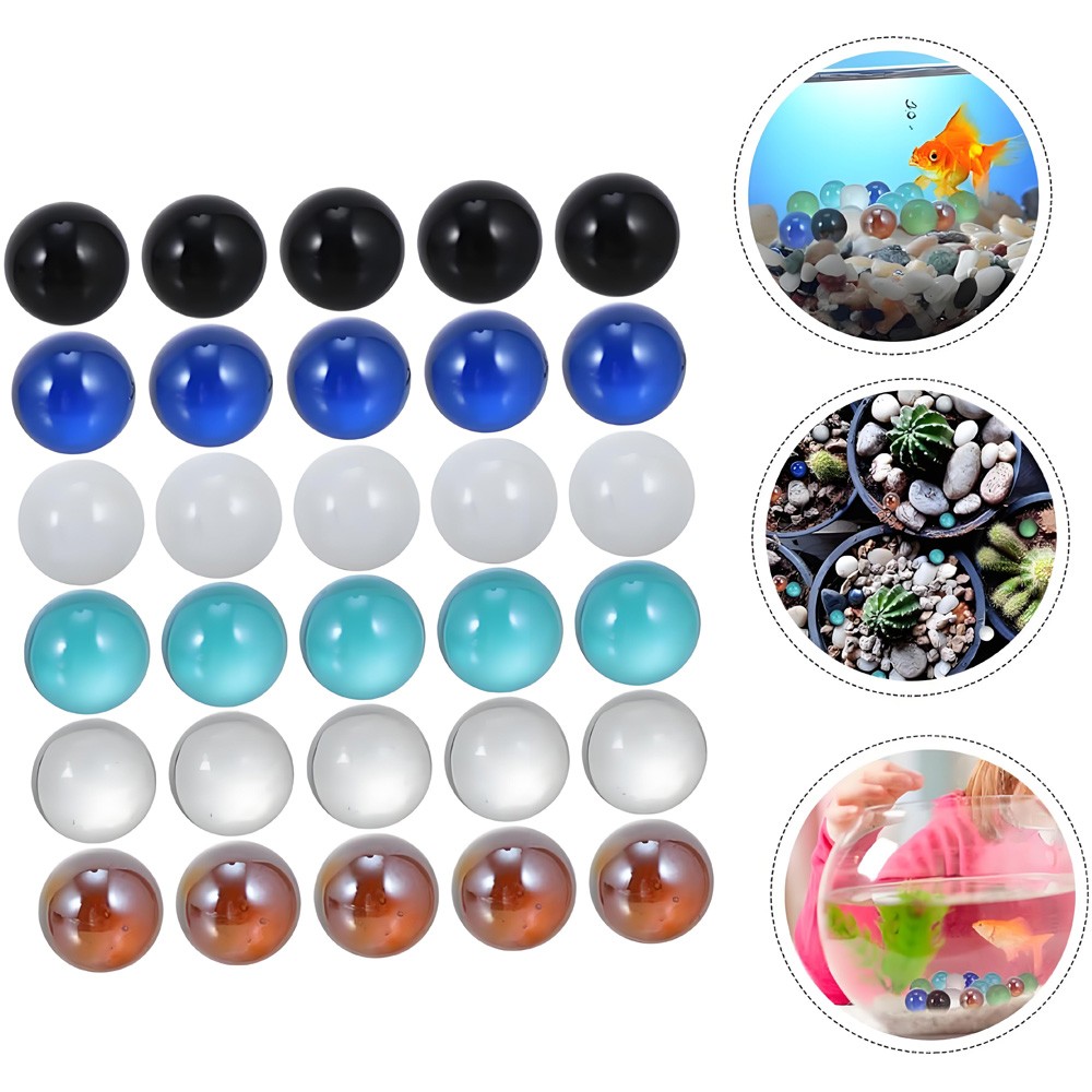 100-150 Coloured Glass Marbles Traditional Vintage Classic Kids Toys Games 16mm