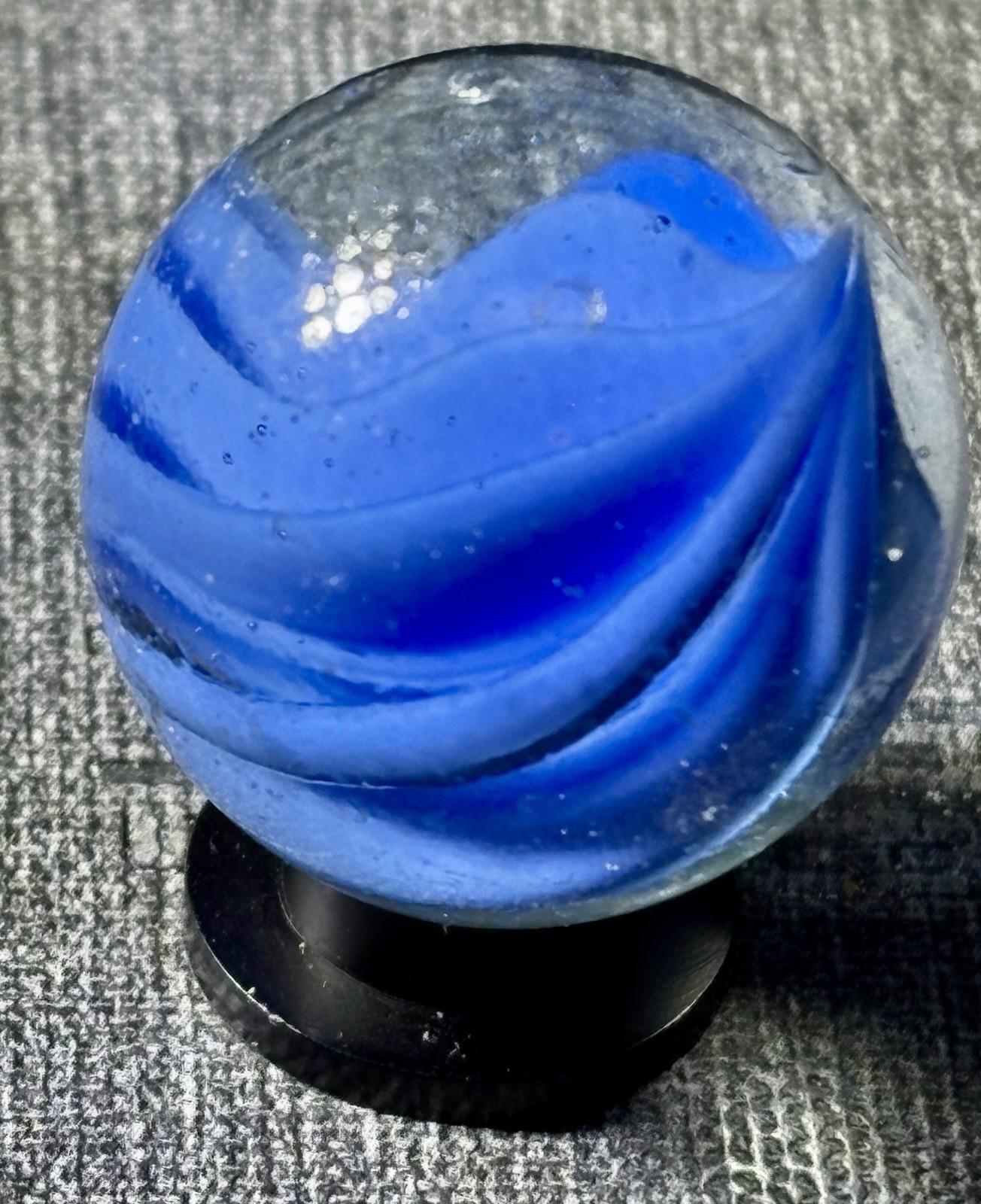 VTG Vitro Six Finger Caged Cats Eye Shooter Marble .94” Some Play Wear See Pics