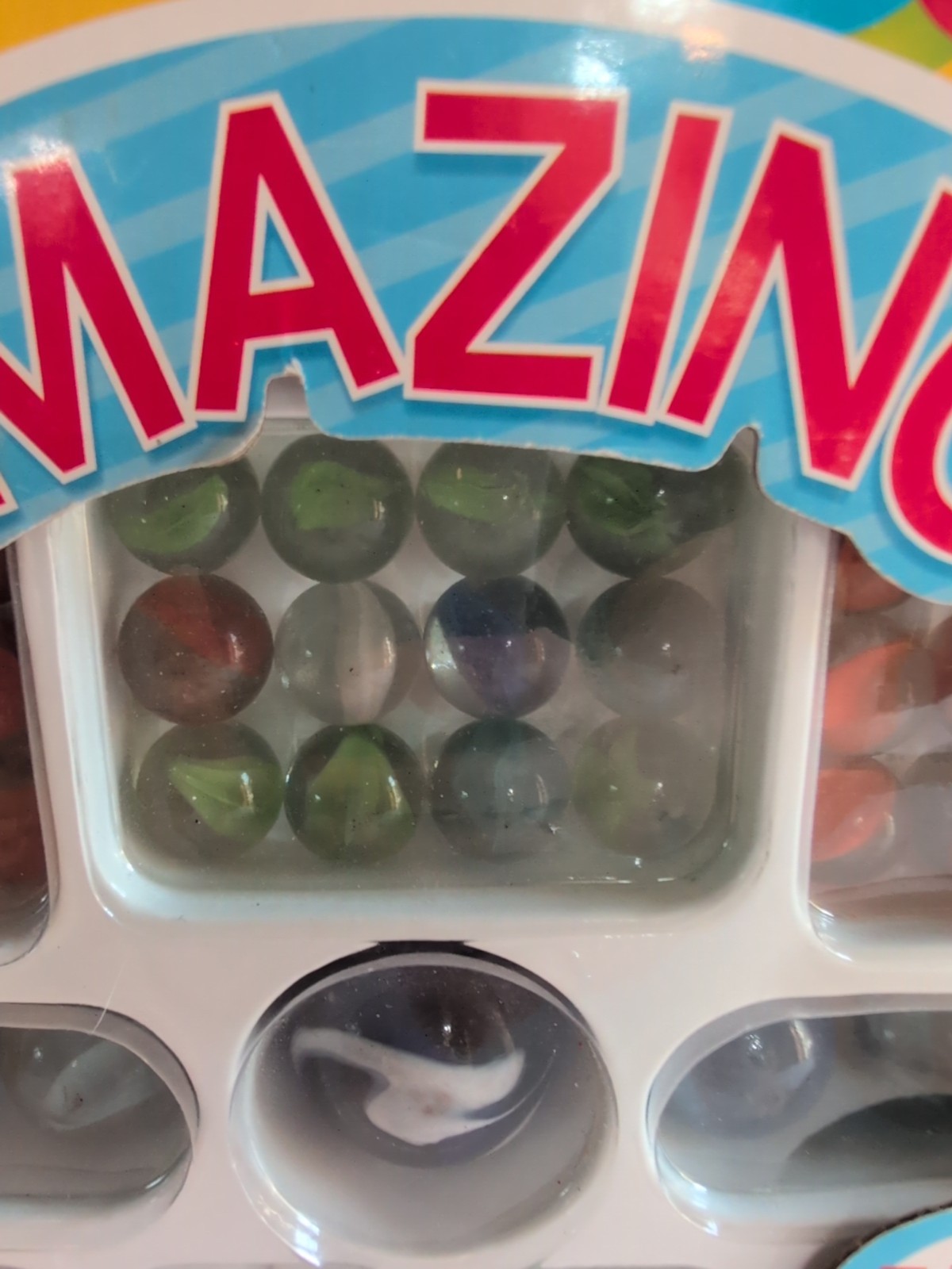 2013 Imperial Toy Corp AMAZING Marbles 151 Marbles & Game Booklet Jumbo Shooter