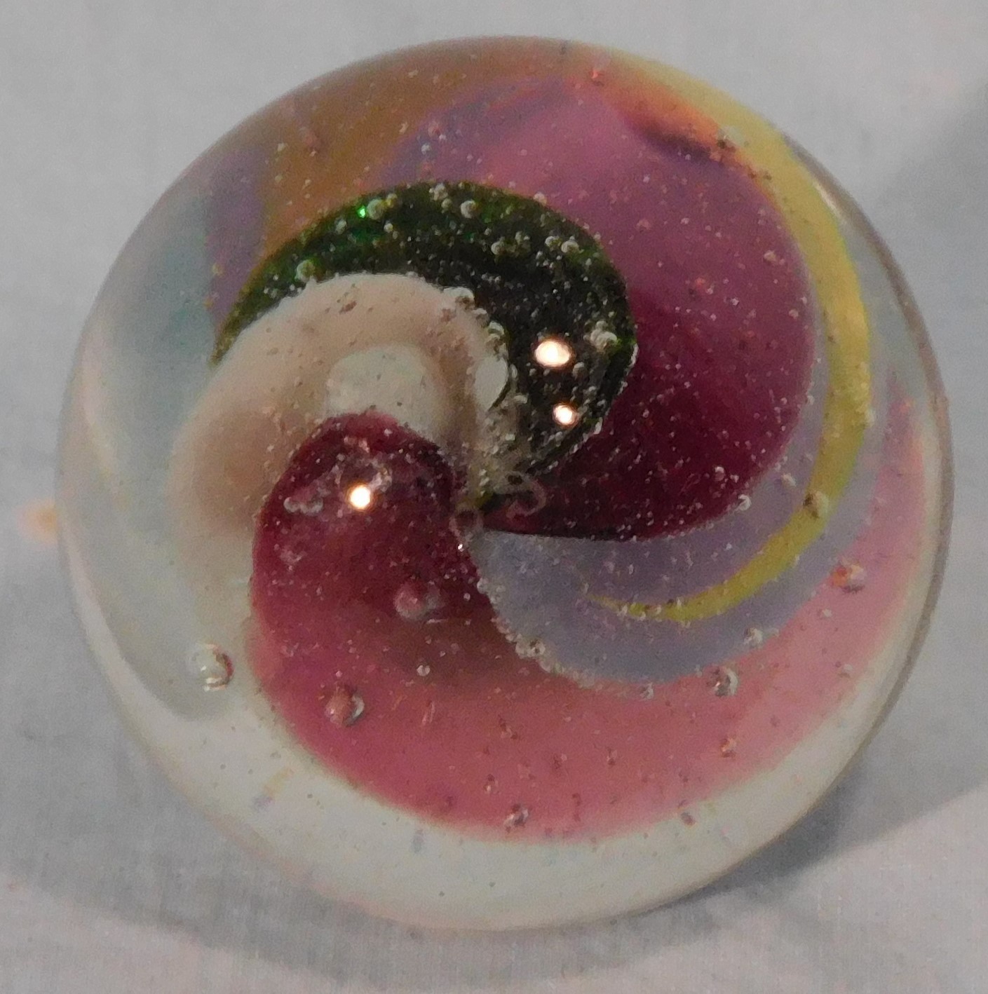 Andy Davis Contemporary Handmade Marble, 1 3/4″ Diameter, #118B