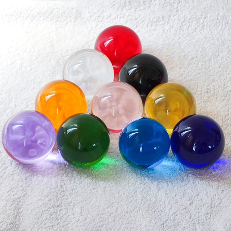 16mm 20mm 25mm Clear Crystal Ball Multicolour Glass Balls Crafts Marbles Sphere