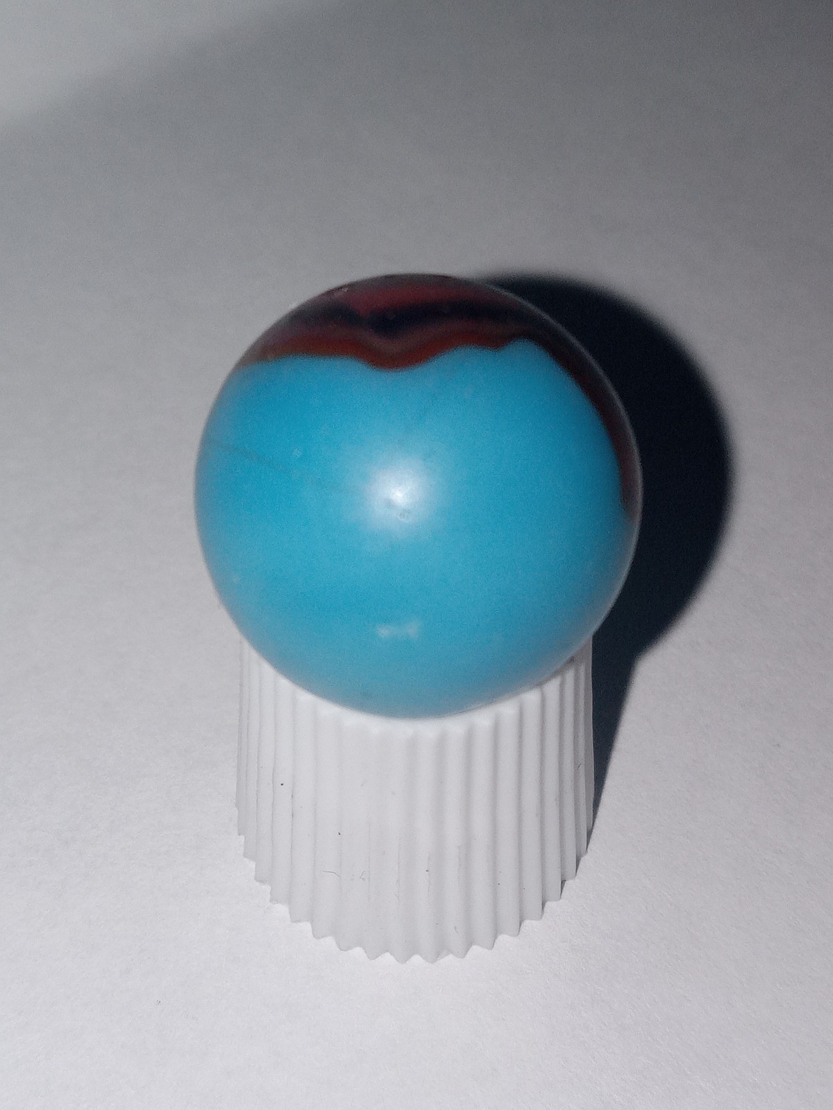Peltier Spiderman Swirl Blue Red Marble