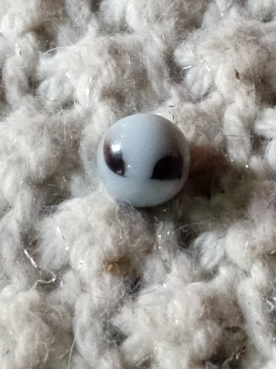 Vintage Swirl Glass Marble (Alien)