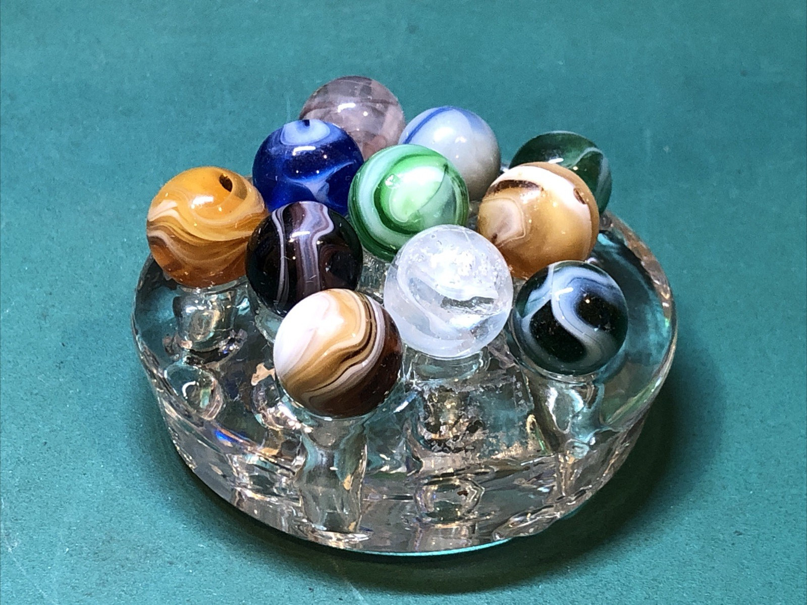 Vintage Marbles | Approximately 1/2″ | Lot Of 11 | Nice Patterns | Lot #701
