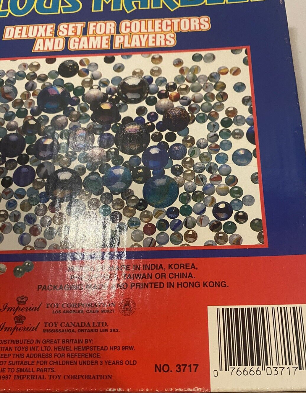 Vintage (1997) IMPERIAL MARVELOUS 106 MARBLES DELUXE SET NO. 3717 Some Box Wear