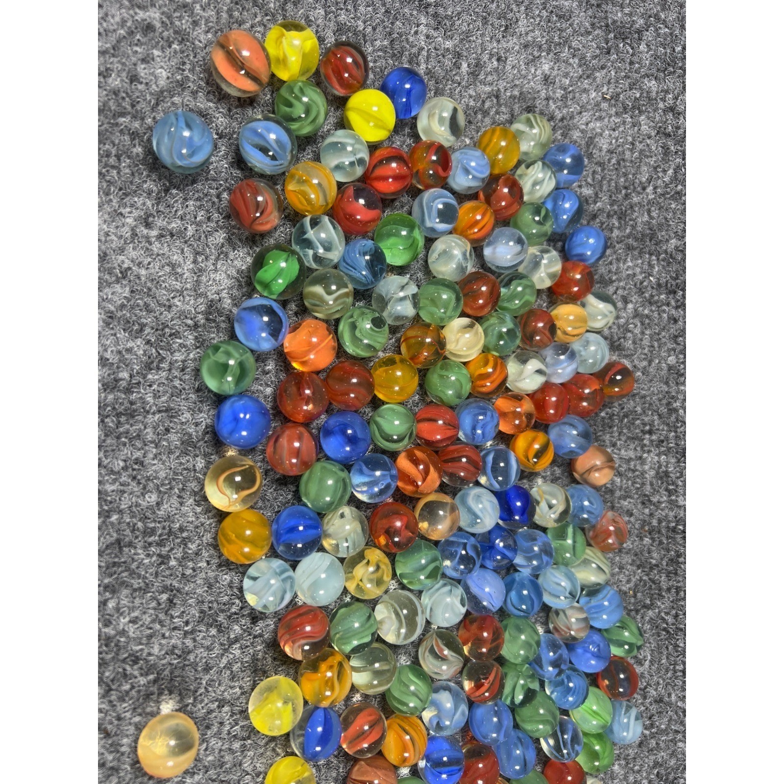 Vintage Glass Marbles Bulk Lot Assorted