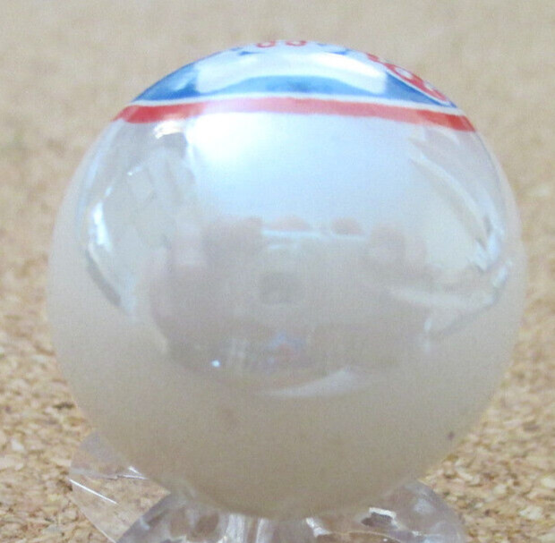 MLB: Philadelphia Phillies Logo on a Pearl Jabo Marble #163 .979″ = 24.87mm