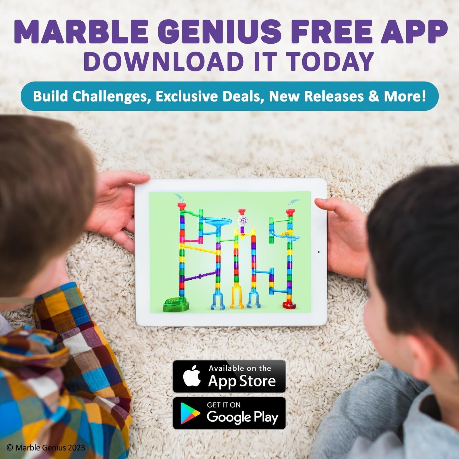 Marble Genius Run Explorer 27.94 cm x x 10.16 cm, Multicolor