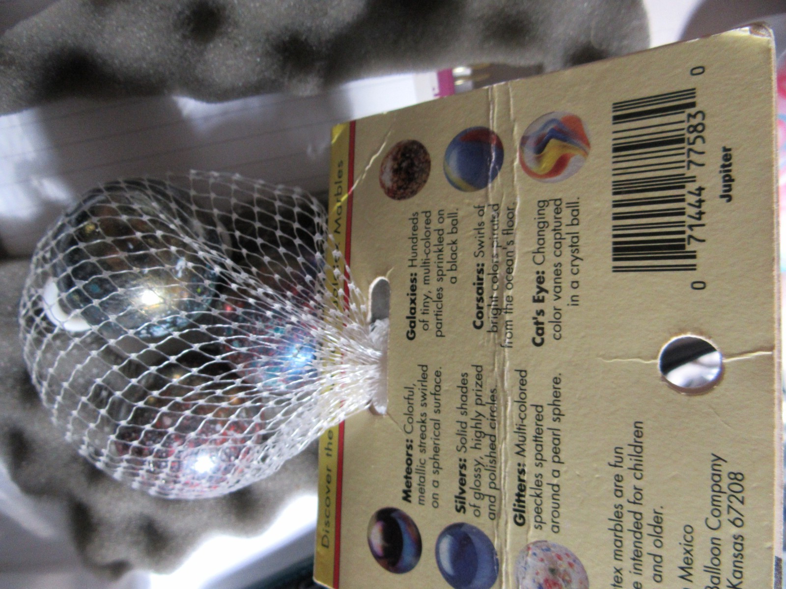 PREMIUM QUALITY MARBLES THE COLLECTOR “METEORS” New 3 35mm Shooters