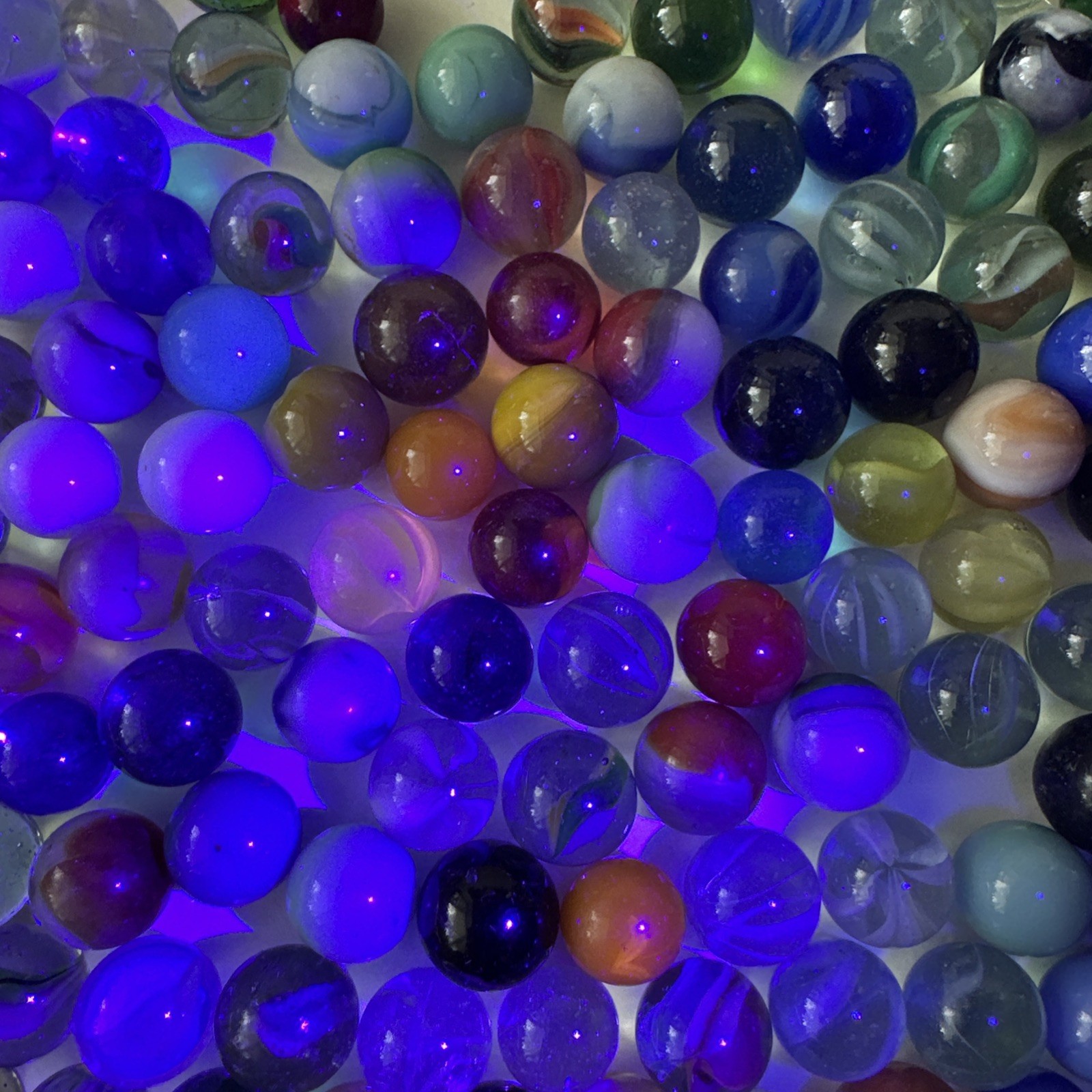 Vintage Marbles Lot Of 350 4lb 5oz