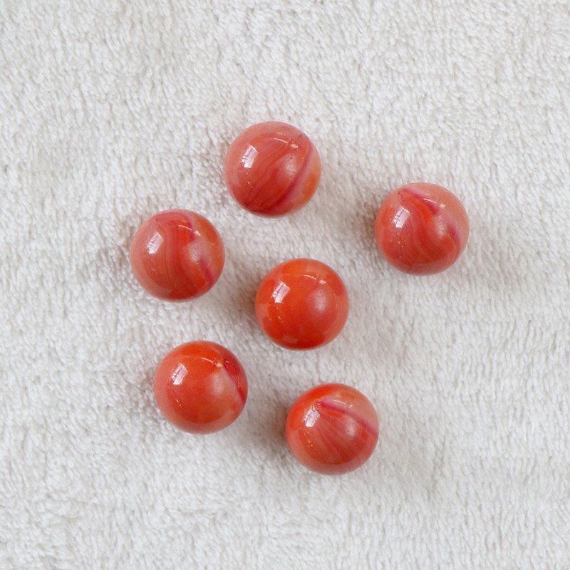 16mm Coloured Glass Balls Marble Sphere Toys Games Beads Craft DIY Decorative