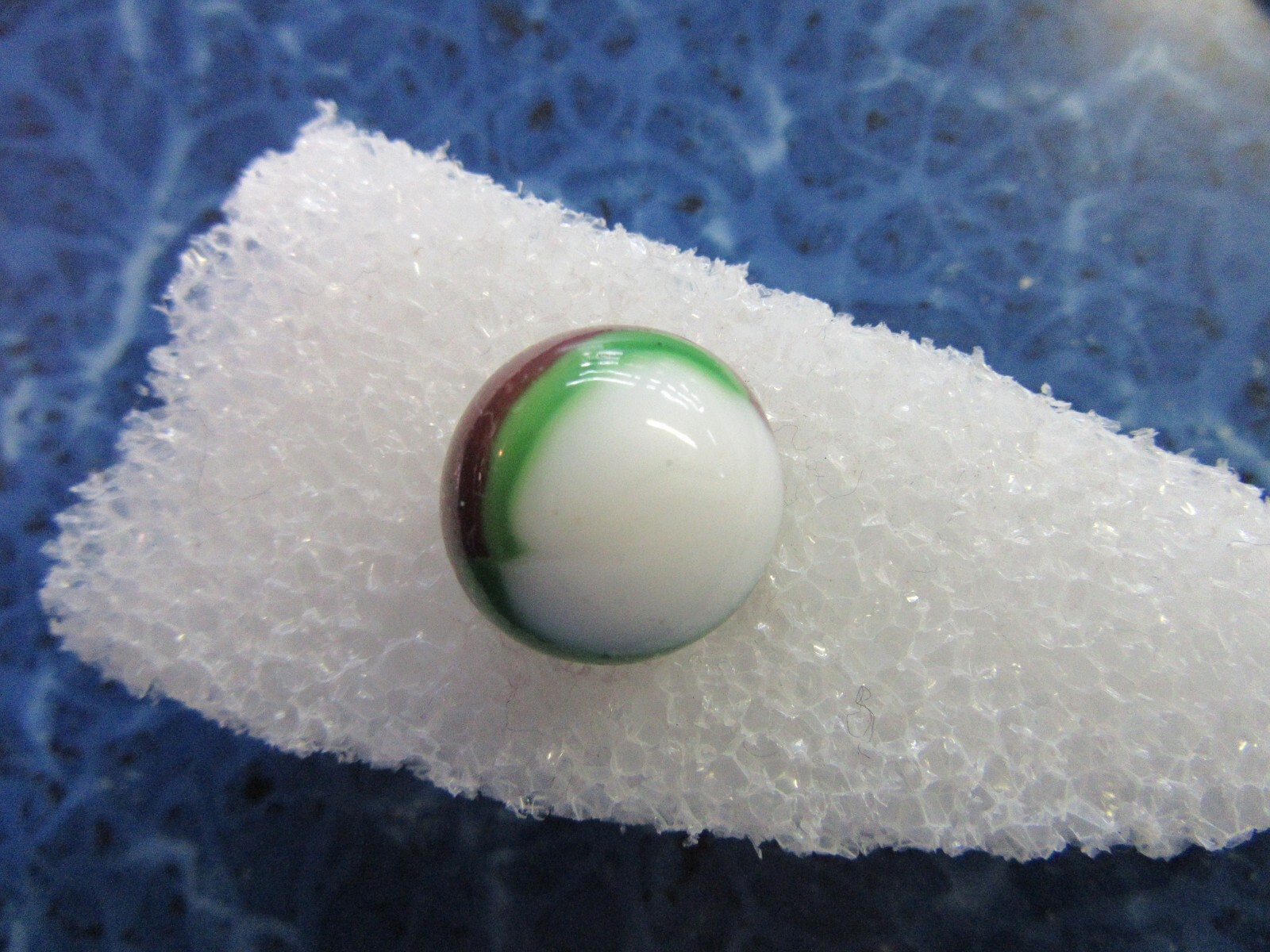Vintage White Brown Green Marble 20/32″ or .625″
