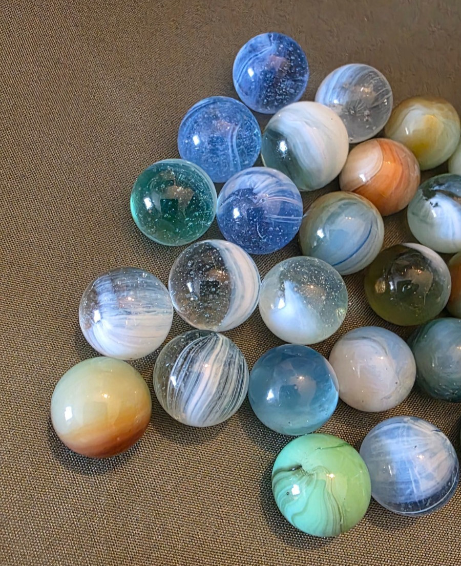 Vintage Marble Lot Master possibly others Beautiful Marbles M/NM Lot 5 Free Ship