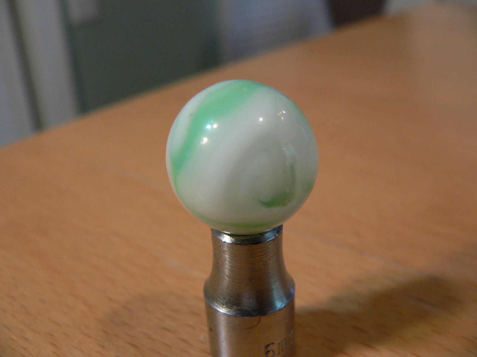 Vintage Pre 1960’s Marble 11/16″ Ravenswood/Alley Green Swirl