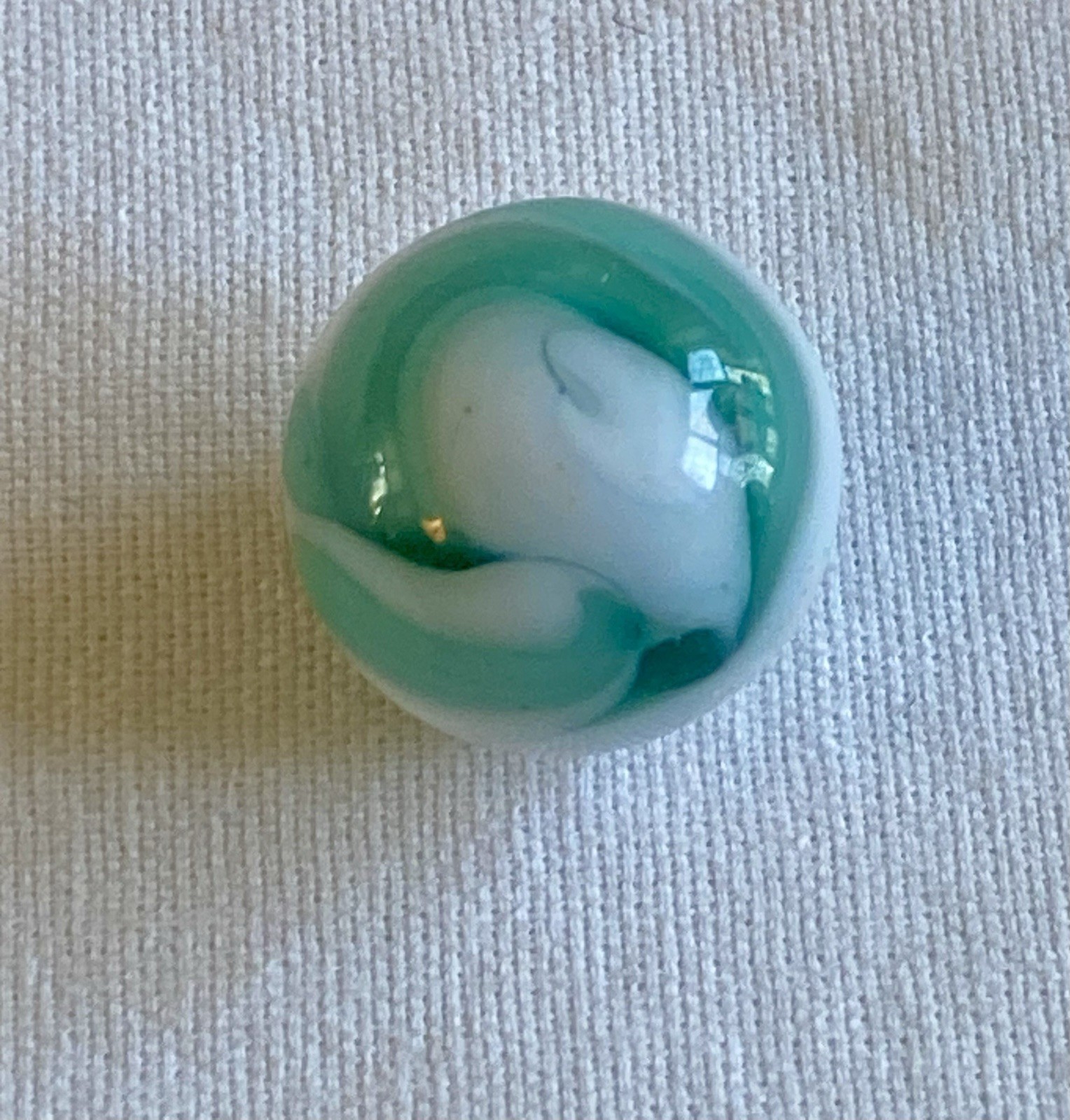 Vintage 1930s Alley Agate Swirl Marble ~9/16”~WWII Vet Estate (WW4)