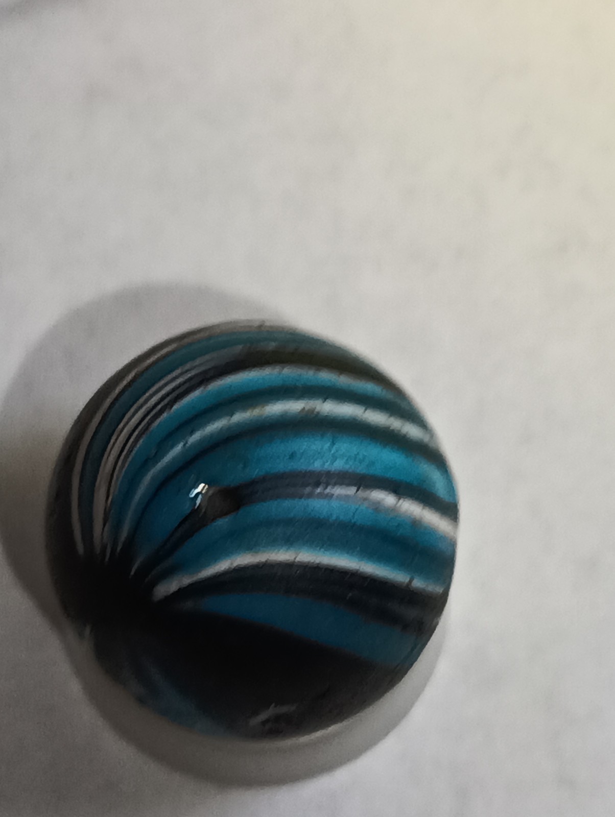 Indian Marble As The Pictures Show This Is A Nice Survivor. 21/32 Inches