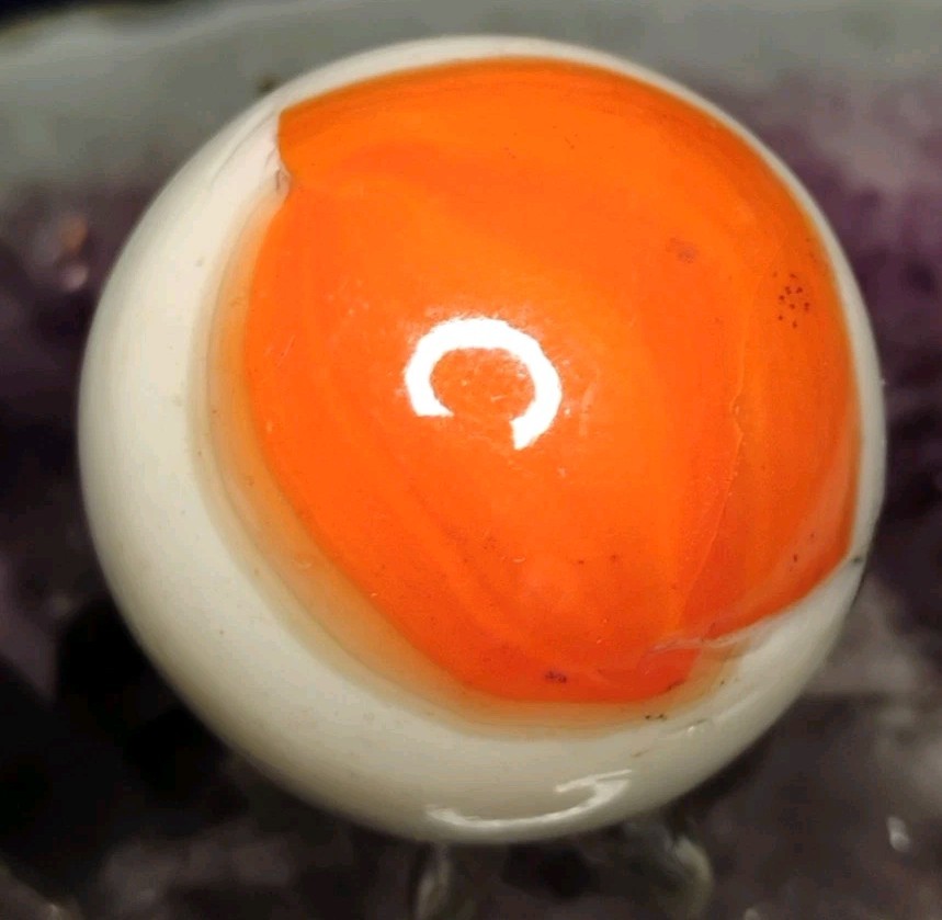 1.24″ HUGE VINTAGE MARBLE KING MARBLES W/ LOGO🔥RARE HTF NM-