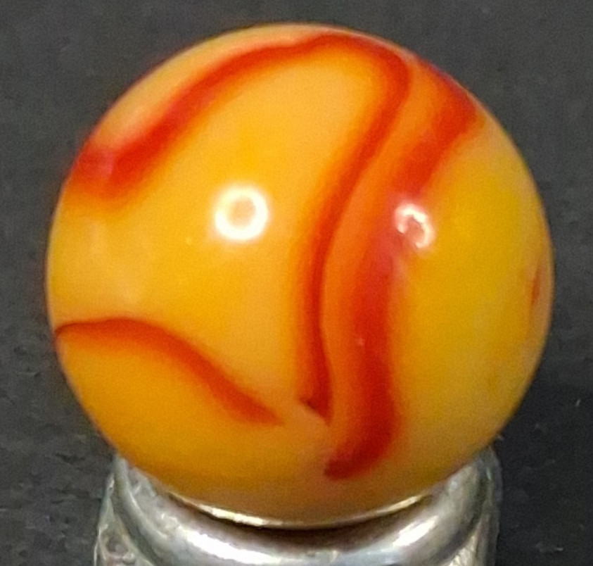 Vintage Alley Agate Swirl Marble .62″ Mint Condition 726003