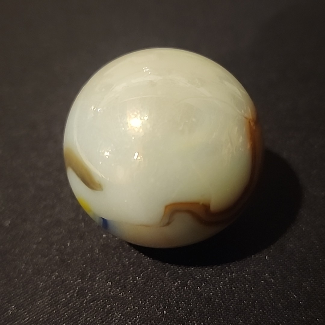 Large Vintage Boulder Marble 34.8mm In Diameter Swirl – Unknown Maker
