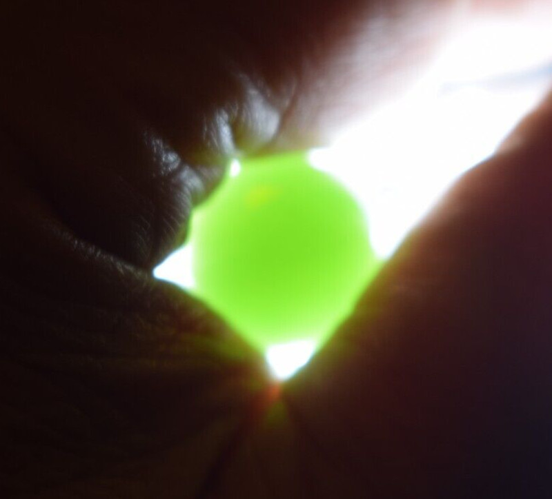 M.F Christensen & Sons Opaque Translucent👽Jade Toy Marble Size .562″=9/16 MINT
