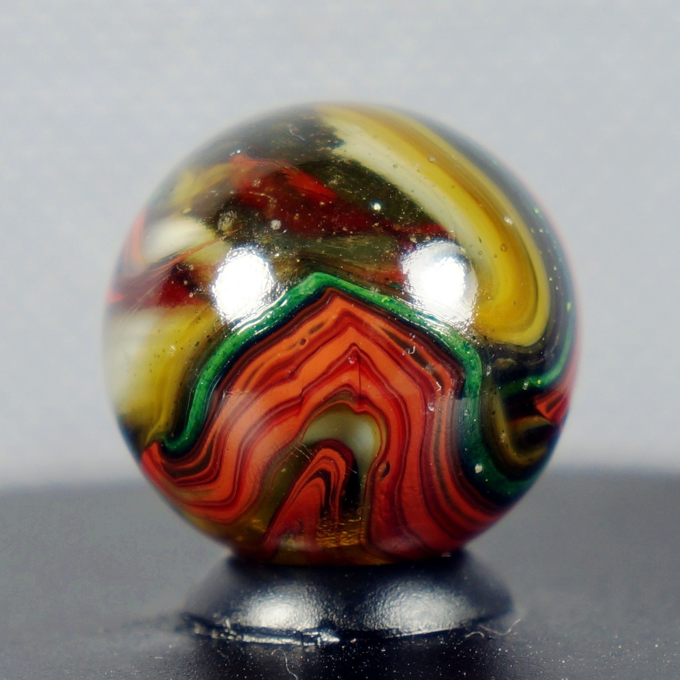 Mint 3/4 DAS Dave’s Appalachian Moon Dog Run 2017 Swirl -One Killer Marble