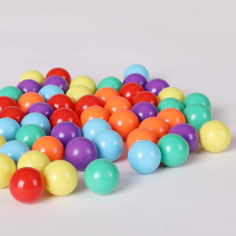 Laviesto 60 Pcs Game Replacement Balls for Chinese 16 mm, 6 Colors,multicolor