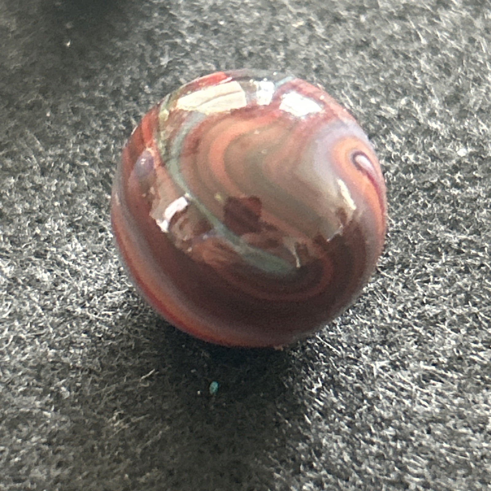 .80″-.68″ JABO/D.A.S. MARBLES LOT OF 7 SWIRLS MARLEY + More NM/NM+
