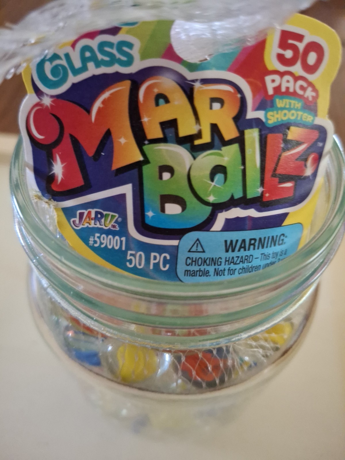 Lot Of 2-50 Pack Marbles With Shooter (MarBallz) With Pint Christmas Jar