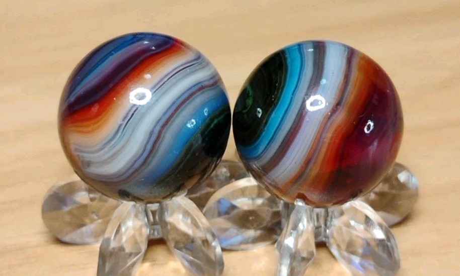 .72″-.70″ D.A.S. MARBLES LOT 🔥FABB COASTAL🔥 GLASS SWIRL TOYS-GREEN AV. NM+