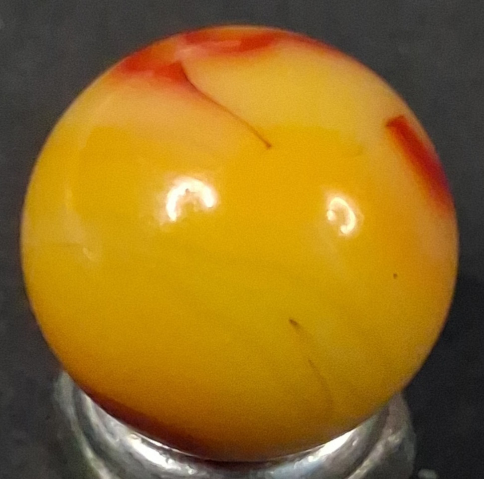 Vintage Alley Agate Swirl Marble .62″ Mint Condition 726003