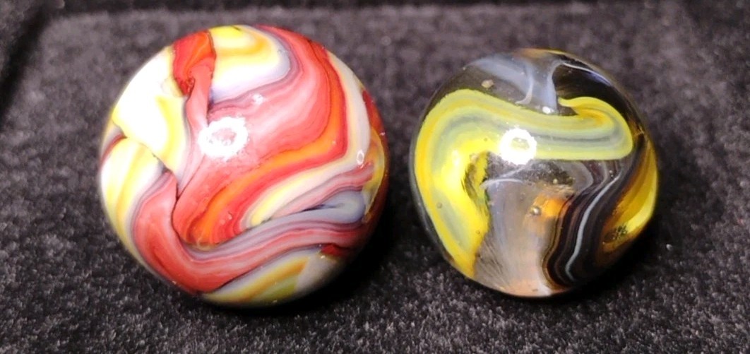 .80″-.70″ JABO/D.A.S. MARBLES🔥WILD SWIRL TOYS MINT/NM+