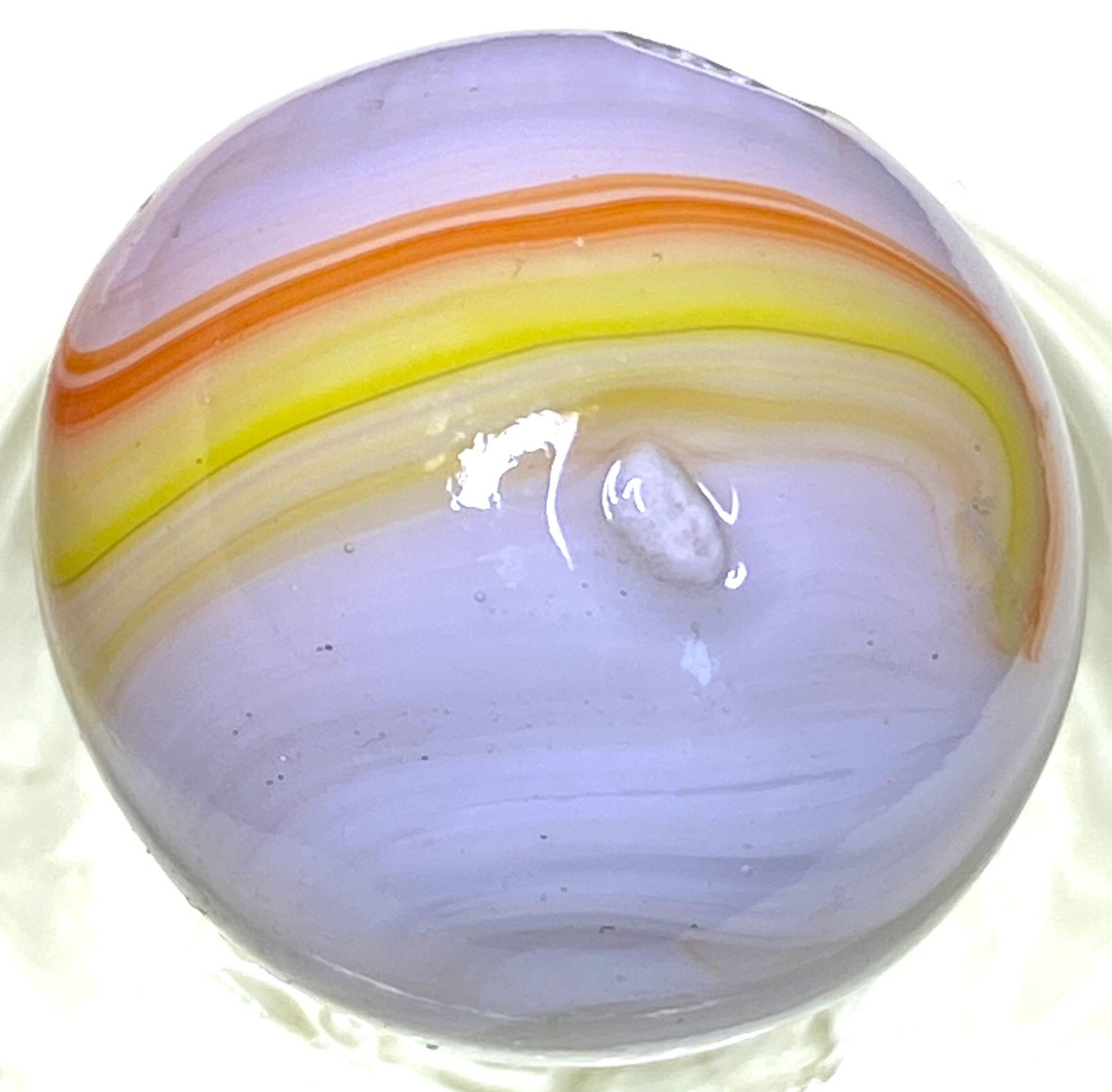 WV/DAS/SAMMY’S/JABO RARE COLORS TRANSPARENT WHISPY SWIRLED SHOOTER .71″ M215