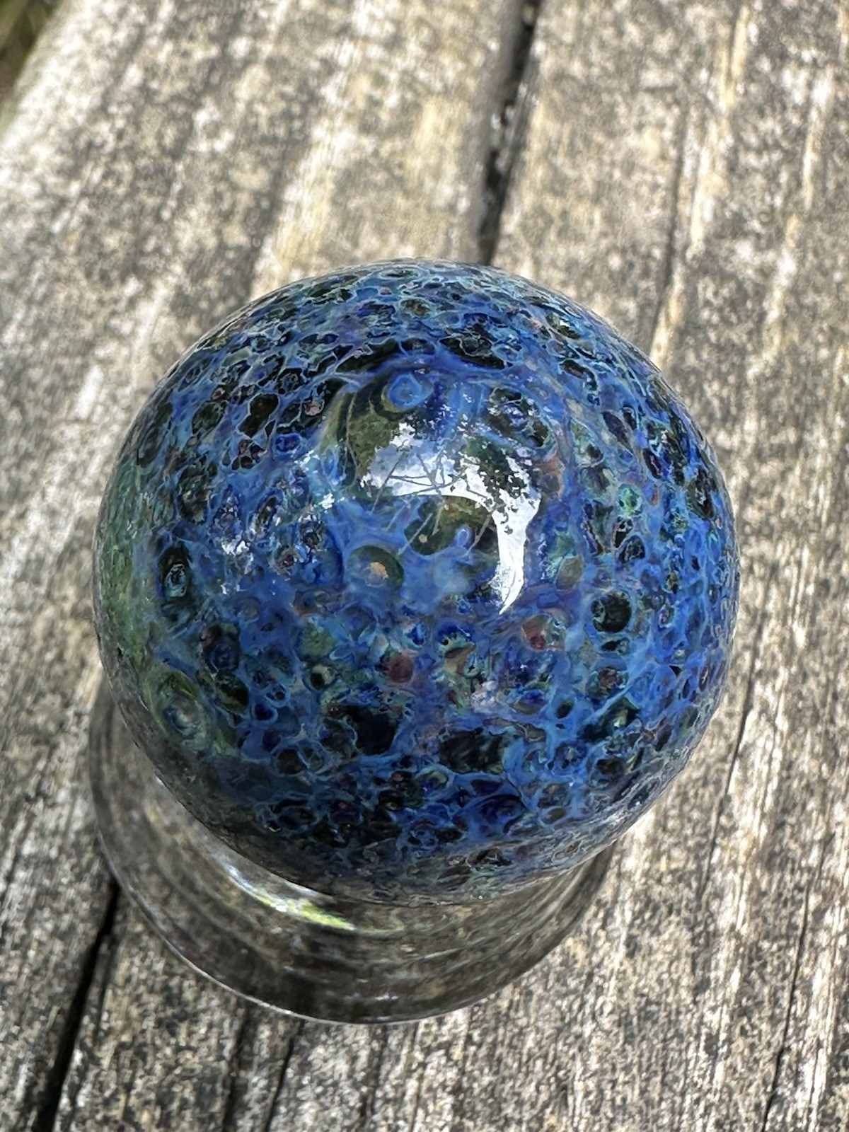 3D Clownfish Glass Marble, 1.2 Inches
